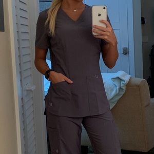 Grey Urbane Scrub Set